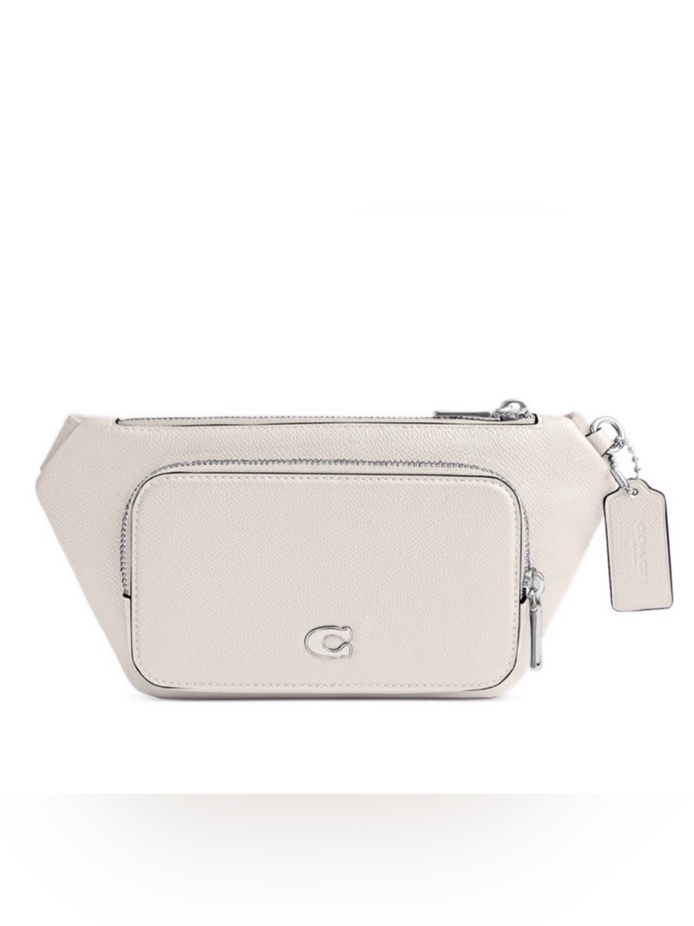 COACH Leather Belt Bag in Chalk NWT